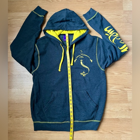 Disney Aladdin Vtg Zip up Sweater - Picture 8 of 9